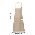 thumbnail image 2 of Dvkptbk Apron Household Kitchen Cotton Linen Fouling Apron Cute and Sleeveless Smock, Stain Work Clothes, Apron Kitchen Essentials, 2 of 2