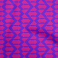 thumbnail image 1 of oneOone Silk Tabby Purple Fabric Geometric Craft Projects Decor Fabric Printed By The Yard 42 Inch Wide, 1 of 4