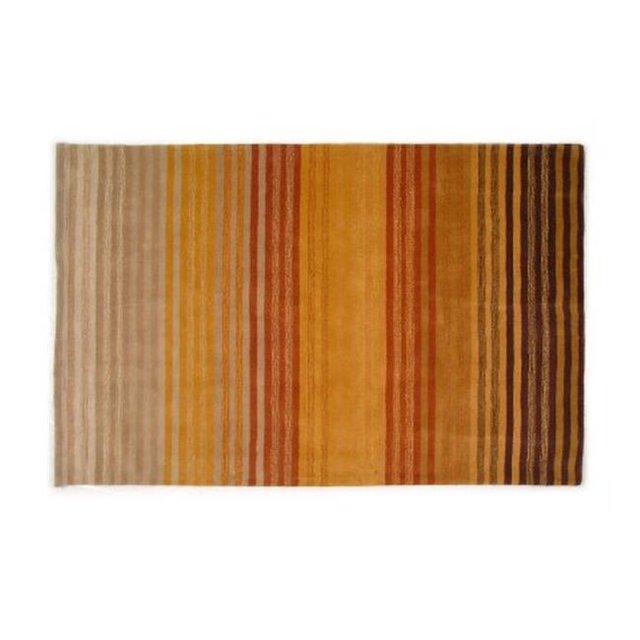 LS-RJ9 8 x 11 Pi Kavera 100 pour Cent de Laine de Fibre Longue Fait à la Main Tapis&44; Multicolore