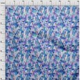 thumbnail image 3 of oneOone Tissu Georgette Viscose Texture Imprimé Aquarelle Tissu BTY 42 Pouces de Large, 3 of 4