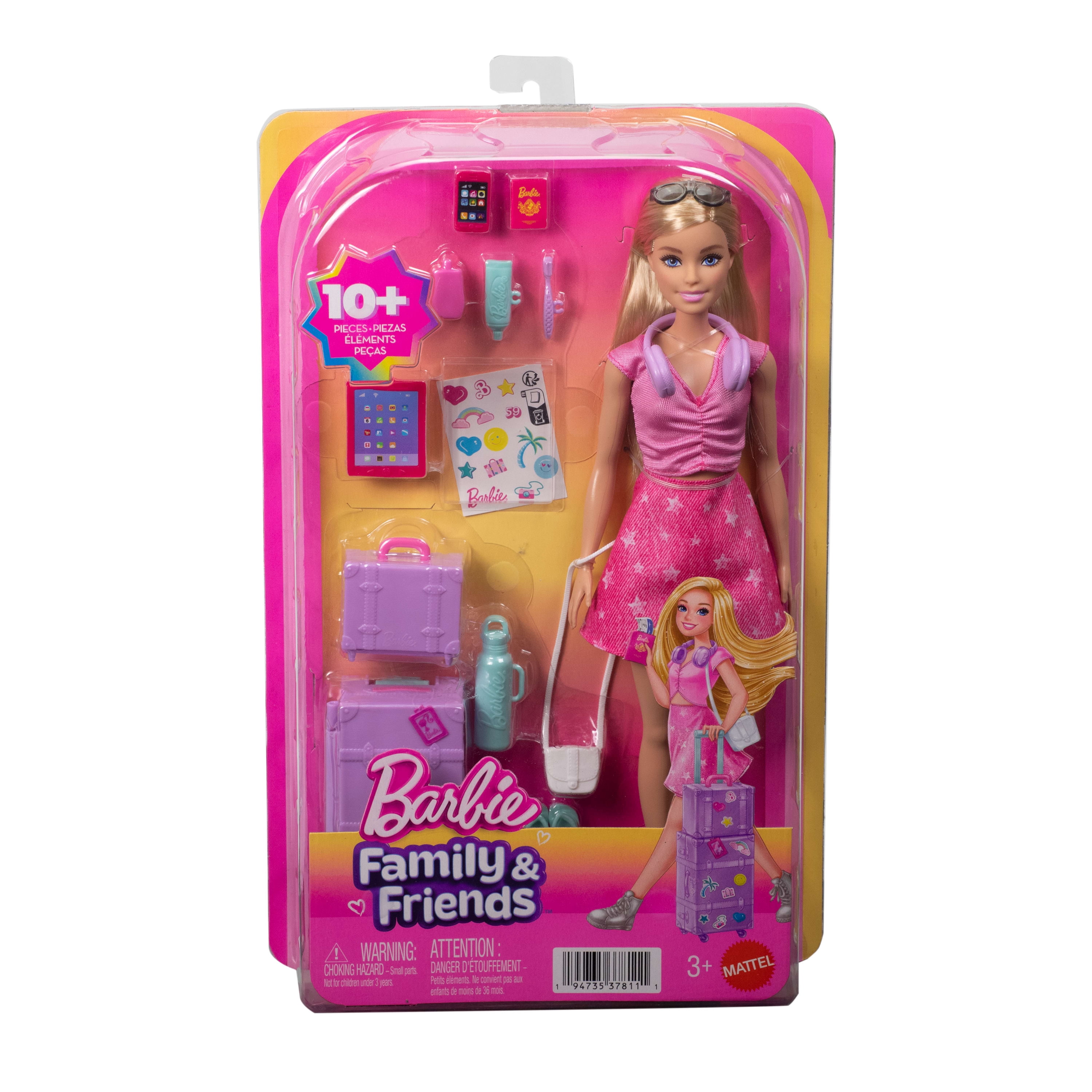 Barbie Poupée "Malibu" Aventures Sans Limites-avec accessoires