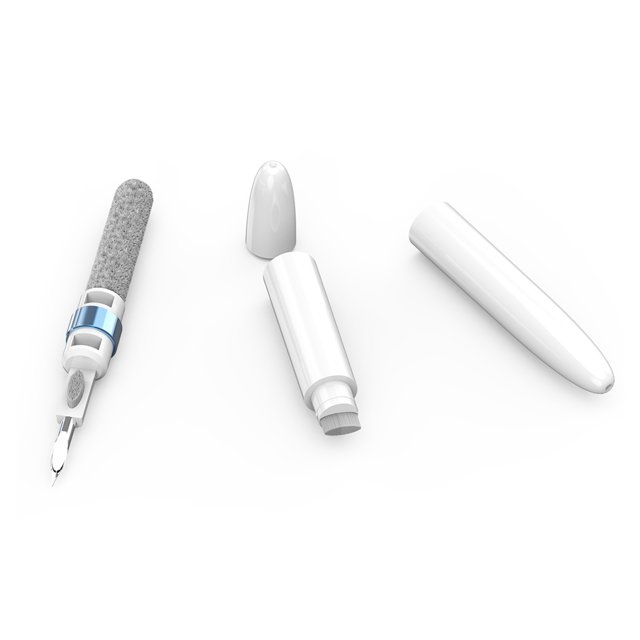 ZLight Portable Earphone Cleaning Pen Multifunctional Bluetooth-compatible Headphone Audio Port Brush Headset Maintain Tool Blue 1Set