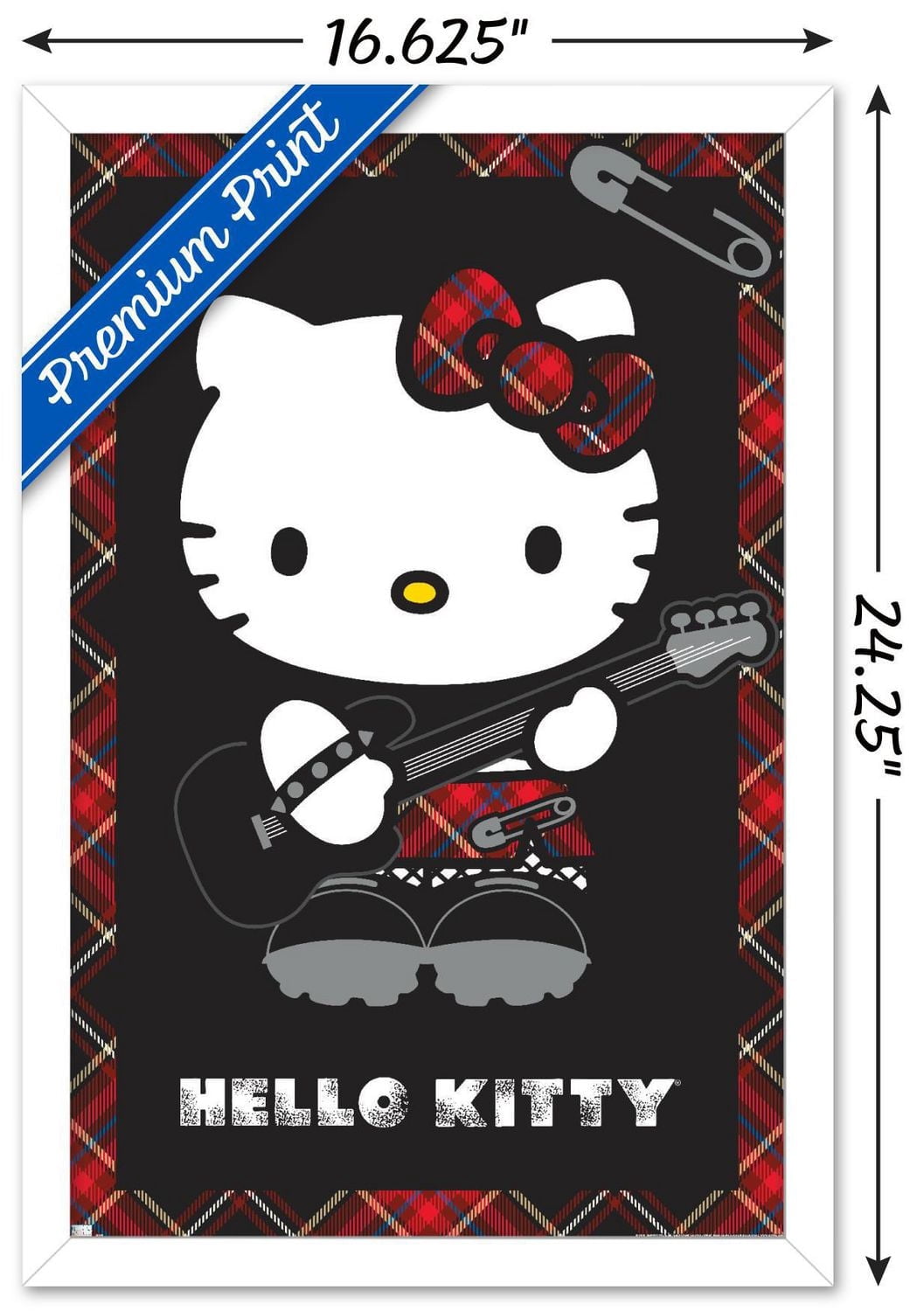 Hello Kitty - Punk Wall Poster