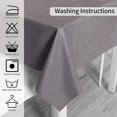 thumbnail image 4 of LAICAIW PVC Tablecloth for Outdoor Picnic, 100% Waterproof Oil-Proof, 54 x 78 inch, Sandal, Rectangle, Wipeable, Thick, Table Cover, 4 of 7