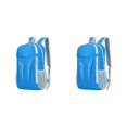 thumbnail image 2 of kurtrusly 1/2/3/5 Nylon Waterproof And Durable Camping Hiking Backpack For Convenient Travel Making Easy To Fold BLUE 2PCS, 2 of 6