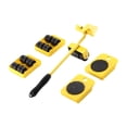 thumbnail image 1 of Liquidation! beishanbush Ensemble de Forets et Outils pour Meubles avec Barre d'Outils à Hauteur Réglable et 4 Roues, Déménageur pour Meubles, Glissière Mobile pour Déplacer des Meubles Lourds, Taille Unique, Jaune, 1 of 5