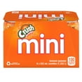 thumbnail image 3 of Crush Orange Soft Drink 6 x 222 mL, Mini Cans, 3 of 7