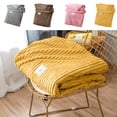 thumbnail image 1 of Sentmoon Travel Blanket Cold Blanket Fleece Blanket Gift Blanket Fleece Air Conditioning Blanket Towelling Blanket With Milk Fleece Nap Blanket Night Sweats Solution, 1 of 7