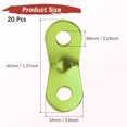 thumbnail image 4 of Uxcell Rope Tensioner Aluminum Alloy [20PCS] - Guyline Cord Adjusters - [Green] Tent Rope Adjuster, 4 of 6