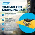 thumbnail image 3 of Eaz Lift Trailer Tire Change Ramp 23 Trailer Aid PLUS; 5-1/2 Inch Lift Height; 15 000 Pound Weight Rating; Yellow; Light-Weight Polymer; Single; Retail Box, 3 of 12