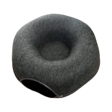 GROWTH TANK Cat Tunnel Bed Cat House Pet Accessories Kitten Semi Closed Hideout with Zipper Deep Gray 50cm