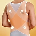 thumbnail image 3 of Besolor Men's Compression Shirts Slimming Body Shaper Vest Sleeveless Undershirt Tank Tops Shapewear, 3 of 5