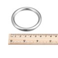 thumbnail image 4 of Unique Bargains Bague Ronde en Acier Inoxydable 316 50 mm ID 8 mm d'Épaisseur, Lot de 3, 4 of 5
