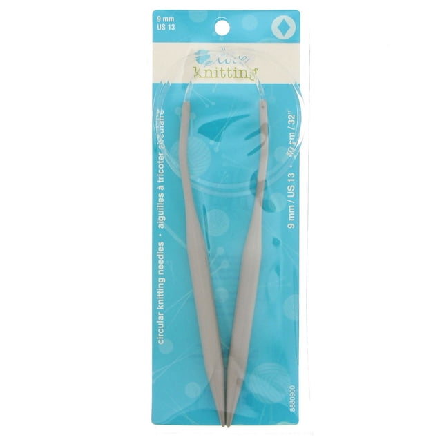 LOVE KNITTING 81 cm (32 in) Circular Knitting Needles, 80 cm (31.5 in), 9 mm (0.35 in)