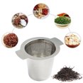 thumbnail image 1 of Meitianfacai Stainless Steel Tea Infuser With Lid Fine Mesh Strainer For Loose Leaf Tea Double-Walled Design For Optimal Steeping Easy To Clean (Silver), 1 of 8