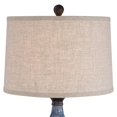 thumbnail image 4 of Bowery Hill Ceramic Blue Table Lamp Round 29.75", 4 of 8