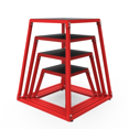 thumbnail image 4 of Ourlova Plyometric Jumping Box, Steel Plyo Box for Exercise, Metal Exercise Step Up Box with Anti-Slip Surface for Home Gym Training, 4 of 6