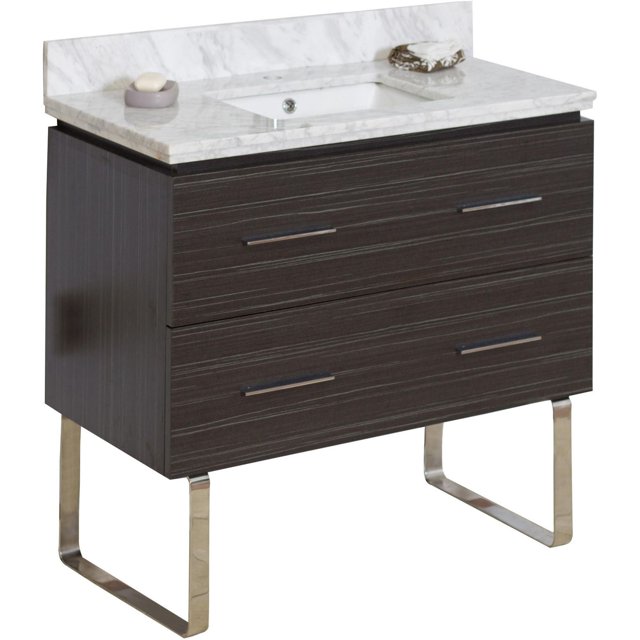 American Imaginations 36-in. W Vanity Set Grey AI-736