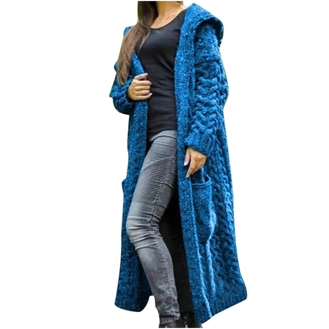 Heliisoer Mode Femmes Manches Décontracté Long Uni Chaud Chandail Dames