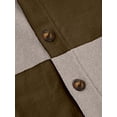 thumbnail image 4 of MAWCLOS Mens Outwear Open Front Cardigan Sweater Long Sleeve Sweaters Knitted Outdoor Color Block Cardigans Beige M, 4 of 6