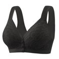 thumbnail image 1 of fheaev Summer Savings Clearance Front Closure Bras For Women Full Coverage Plus Size Bras Front Buckle Underwear Bralette Bra Women's Without Steel Rings Front Button Style Bra, 1 of 2