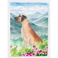 thumbnail image 1 of Carolines Treasures CK1976CHF Mountian Flowers Great Dane Flag Canvas House Size, 1 of 4