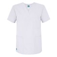 thumbnail image 1 of Adar Universal Unisex V-Neck Tunic 3 Pocket Scrub Top (Available in 39 Colors), 1 of 7