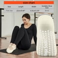 thumbnail image 2 of Chaussettes de Pilates pour Femmes avec Semelles Antidérapantes Chaussettes de Yoga 3 Pcs, 2 of 8