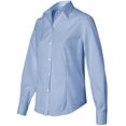 thumbnail image 2 of Chemise Oxford Sans Repassage pour Femmes, P, Bleu Brume, 2 of 5