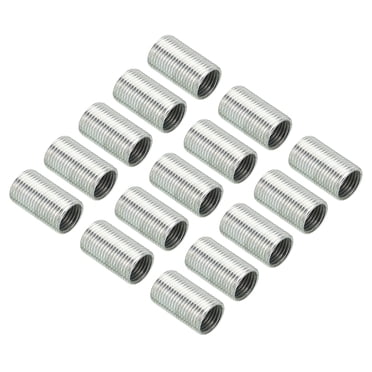 Unique Bargains M12 to M10 Thread Adapters Sleeve Reducing Nut 20mm Screw Pipe Threaded Tube Coupler Connector 15 Pack