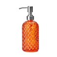 thumbnail image 3 of Glass Soap Dispenser Stylish Leakproof Refillable for Kitchen Home and Hotel Orange, 3 of 9