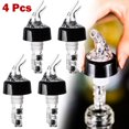 thumbnail image 4 of 4x 30ml Shot Bottle Liquor Pourer Dispenser Spirit Nip Measure Wine Barware, 4 of 11