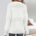 thumbnail image 2 of Besolor Chandails pour Femmes Col Ras du Cou Manches Longues Hauts en Tricot Ajourés Décontractés Amples Chandails à Enfiler Tenues d'Automne, 2 of 2