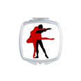 thumbnail image 1 of Performance Social Dancing Duet Dance Square Mirror Portable Compact Pocket Makeup Double Sided Glass, 1 of 3
