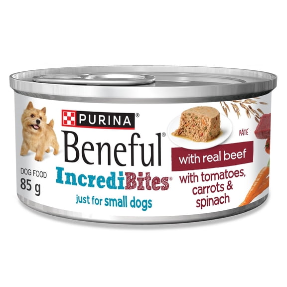 Beneful Incredibites Pâté with Real Beef, Wet Dog Food 85 g