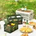 thumbnail image 4 of Camping Basket, Camping Storage Box Movable Wooden Board Multifunction Handheld For Outdoor Camping, Picnics, Sports Situations, 4 of 8