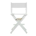 thumbnail image 3 of Casual Home Chaise de Réalisateur 24 Pouces Cadre Blanc - Toile Blanche, 3 of 5