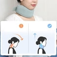 thumbnail image 4 of Adjustable Washable Neck Support Brace for Vertebrae Stability and Spine Pressure During Travel Work and Sleep, 4 of 5