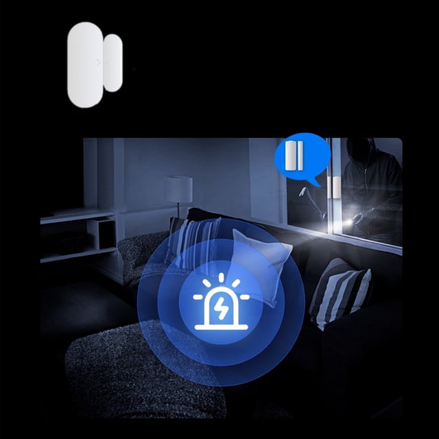 RYRDWP Clearance Graffiti Smart Door And Window Separate Alarm Mobile Phone Monitoring theft Wifi Door Magnetic Sensor