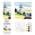 thumbnail image 2 of Plaid Kit de peinture moderne par numéro, Phare, 2 of 5