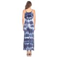 thumbnail image 4 of White Mark Robe Maxi Superposée Teinture sur Nœuds Kalea pour Femme, 4 of 5