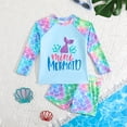 thumbnail image 2 of Little Girls Swimsuits Hot Spring Vacation Beach Swim Shirts and Rash Guards Size 6Y, 2 of 6