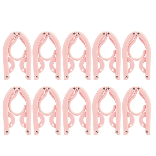 Retractable Portable Travel Hangers Foldable Hangers For Travel Folding Hangers Space Saving Travel Hangers Foldable For Suitcase Tie Rack Hanger For Closet Clothes Drying