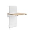 thumbnail image 3 of Ergotron WorkFit Elevate Assis-Debout - Bureau Mural Assis/debout - Rectangulaire - Érable mendota - base snow white, 3 of 8