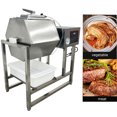 thumbnail image 1 of 45L Meat Vegetable Tumbler Marinator Stainless Steel Meat Curing Tumbling Machine with Vacuum Pump, 1 of 16