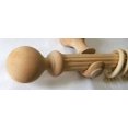 thumbnail image 3 of Finial Wood Ball Unfnshd 1-3/8, 3 of 4
