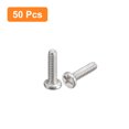 thumbnail image 3 of Unique Bargains M1x0.25x4mm Lot de 50 Vis Plates Rondes en Métal pour Machine à Entraînement Phillips, 3 of 5