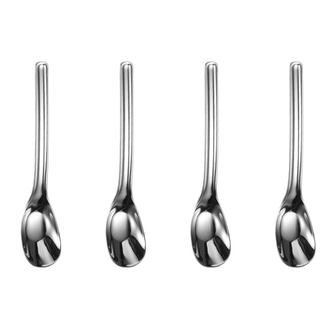 4pcs Sturdy 316 Stainless Steel Spoons: Stylish, Comfortable and Versatile!