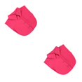 thumbnail image 2 of QualitChoice Simple Design Solid Color False Collar Formal Fashion Chiffon Fake Half Shirt Decorative Detachable Lapel Clothing Decor Rose Red Point 2PCS, 2 of 6