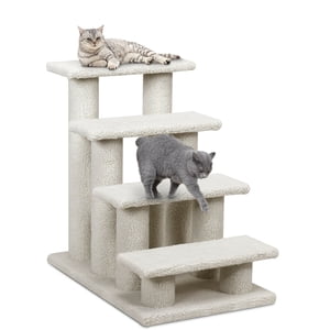Gymax 24'' 4-Step Étables pour animaux de compagnie 8 Écrasement de l'arbre de chat Climber